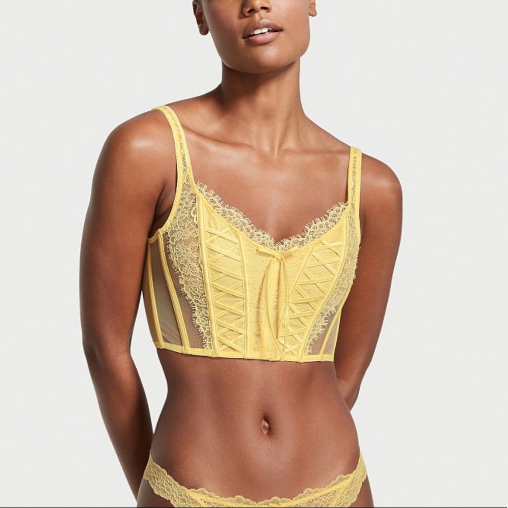 Victoria’s Secret Yellow Corset Top